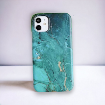 Silikonski ovitek "Marble" za iPhone 14 Pro – Infostyle – Vijolična / TPU silikon
