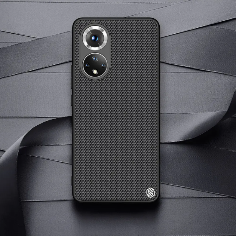 Ovitek "Nillkin Textured case" za Huawei Nova 9 - črna – Črna / PC + TPU silikon