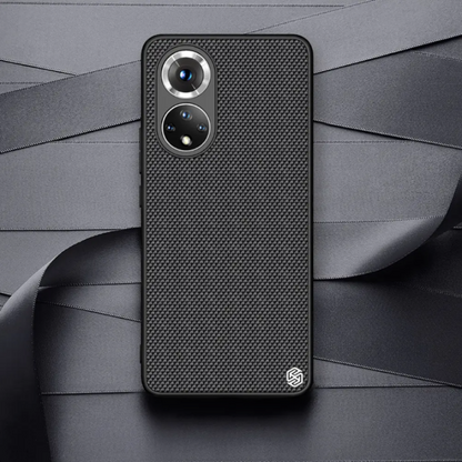 Ovitek "Nillkin Textured case" za Honor 50 - črna – Črna / PC + TPU silikon