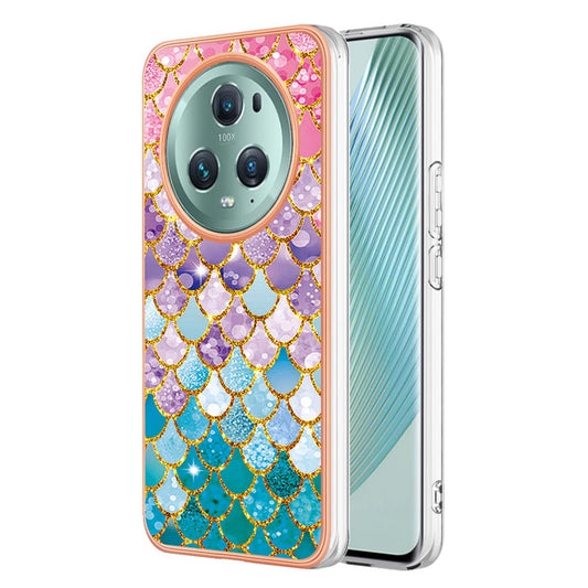 HAOYE ovitek za Honor Magic 5 Pro – TPU ultra tanek, bleščeč vzorec, barvit zaščitni ovitek