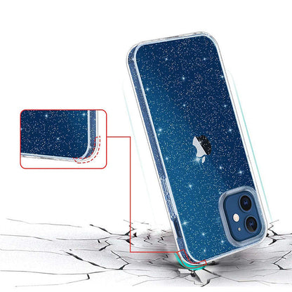 Silikonski ovitek "Crystal Glitter" za Xiaomi Redmi Note 11s - Srebrna – Infostyle