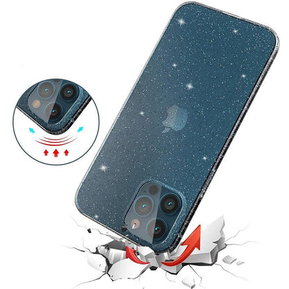 Silikonski ovitek "crystal glitter" za Samsung Galaxy A23 4G/5G - Prozoren – Infostyle