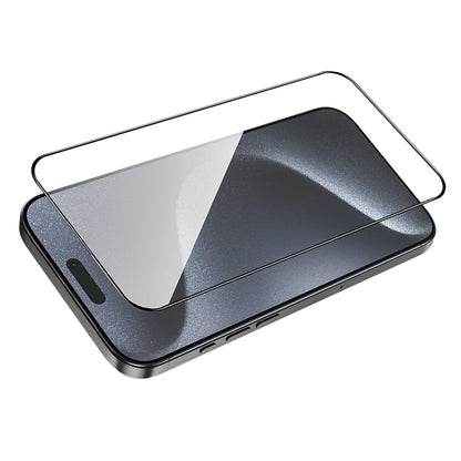 Zaščitno steklo za iPhone 16 Pro Max/17 Pro Max s črno obrobo – Borofone
