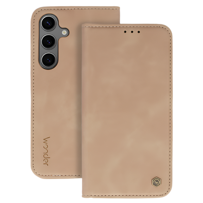 Preklopna torbica za telefon "Wonder" Samsung Galaxy A36 5G – Infostyle – Rjava