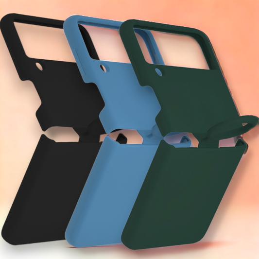 Silikonski ovitek "Soft Edge" za Samsung Galaxy Z Flip 3 5G – Techsuit – Črna / TPU silikon
