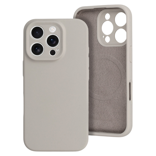 Ovitek za telefon "MagColor Pure" iPhone 16 Pro – Infostyle – Siva