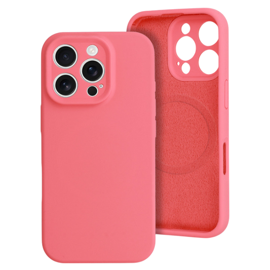 Ovitek za telefon "MagColor Pure" iPhone 16 Pro – Infostyle – Rdeča