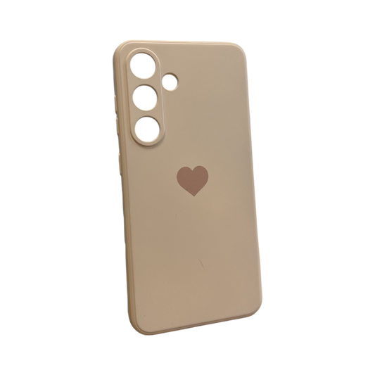 Ovitek za telefon "Heart" Samsung Galaxy S24 – Infostyle – Oranžna