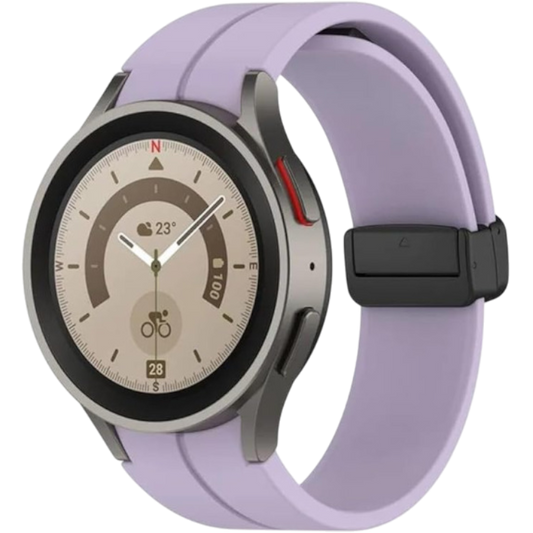 Pašček za uro "Silicone" Samsung Galaxy Watch 5 Pro 20mm – Infostyle – Vijolična
