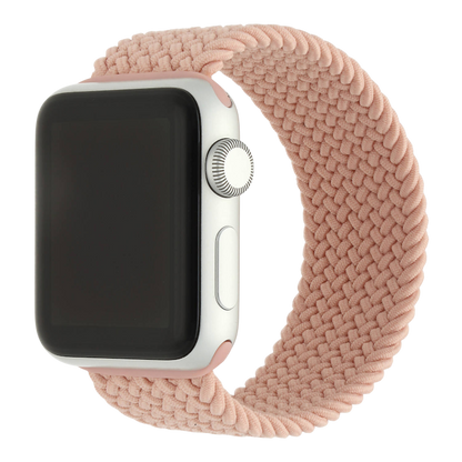 Pašček za uro "JR.DM Nylon Beige/Rose" Apple Watch 42mm 44mm 45mm (2 kosa) – Infostyle