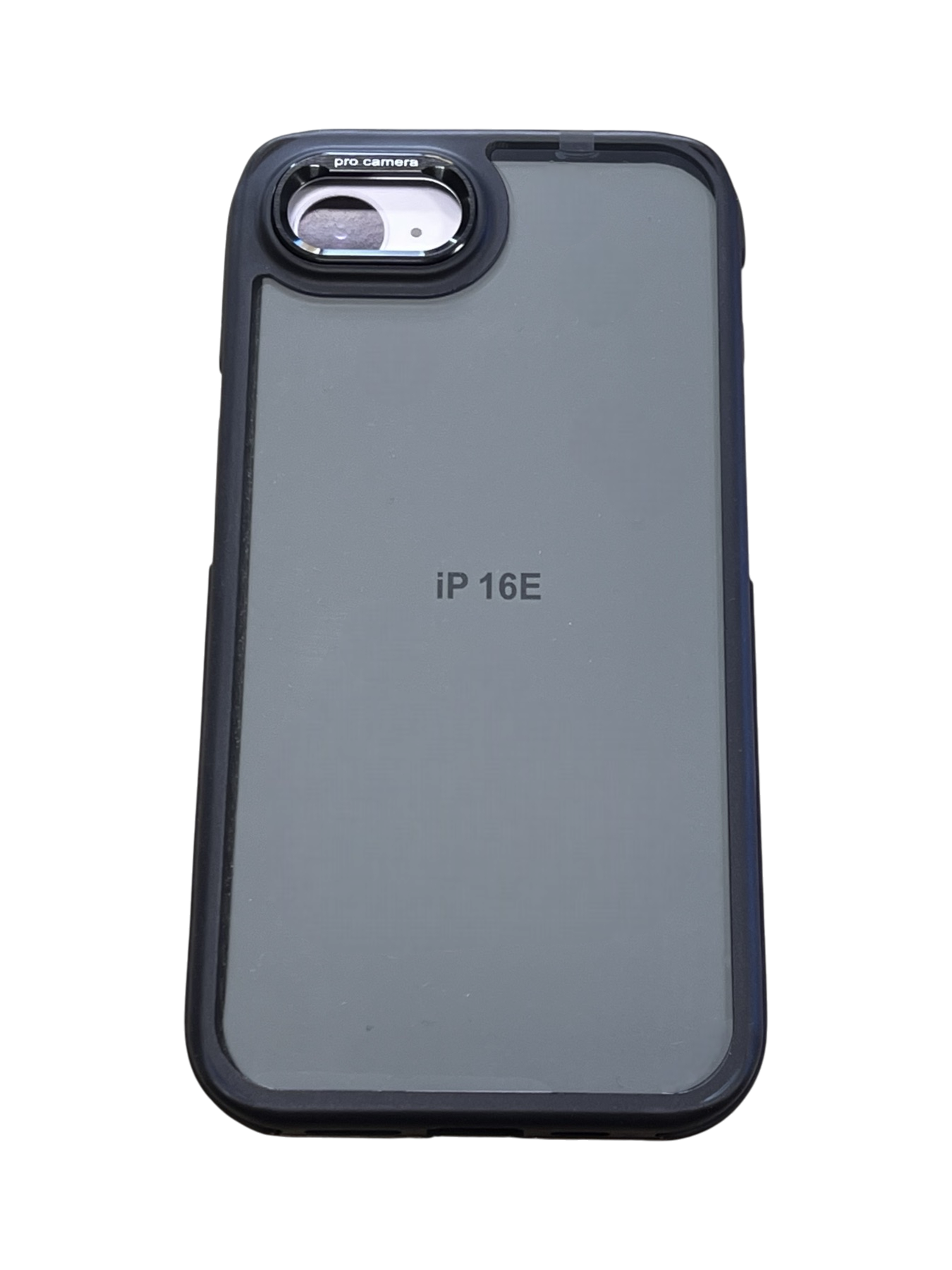 Ovitek za telefon "Crystal Black" iPhone 16e – Infostyle – crna