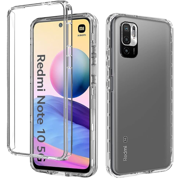Ovitek za telefon "Moozy XFrame" Xioami Redmi Note 10 5G/Poco M3 Pro 5G – prozorna