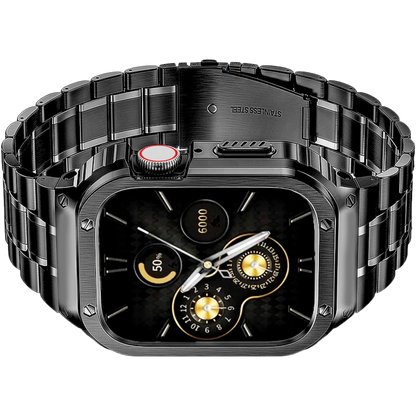 Pašček in ohišje za Apple Watch serije 9/8/7/6/5/4/3/2/1/SE (41 mm/40 mm/38 mm) – HASLFM