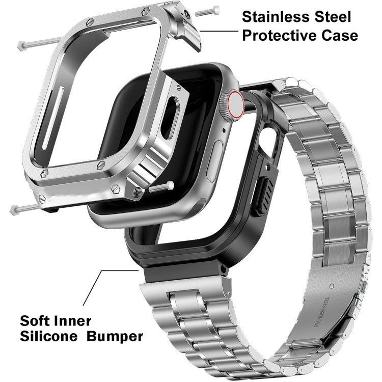 Pašček in ohišje za Apple Watch Series 6/5/4/SE/3/2/1 (44 mm/42 mm) – HASLFM – nan / nan / nan