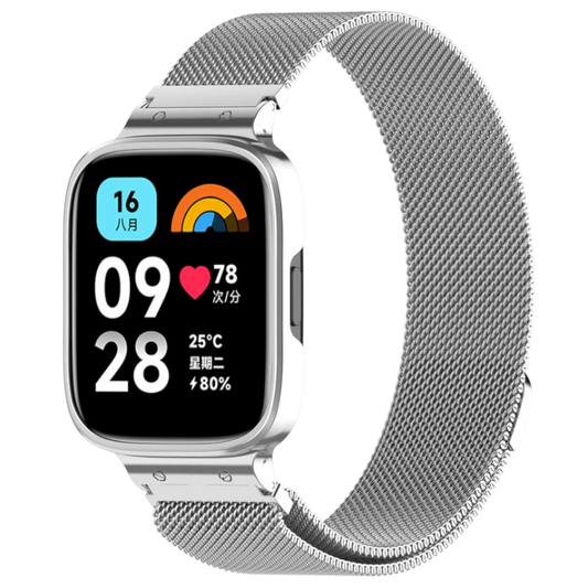 Pašček za Xiaomi Redmi Watch 3 Active – Infostyle – Srebrna