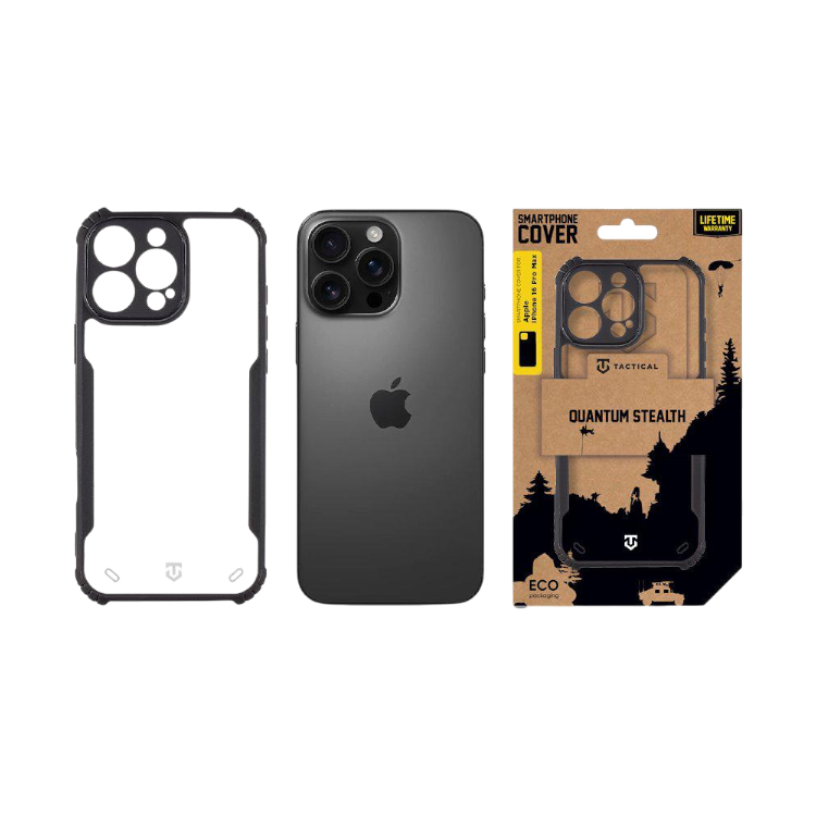 Ovitek za telefon "Tactical - Quantum Stealth" iPhone 16 Pro Max
