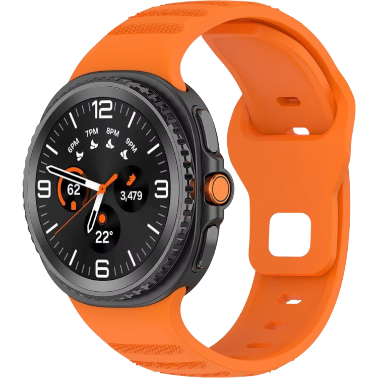 Silikonski pašček za uro (20mm) – Techsuit – Črna