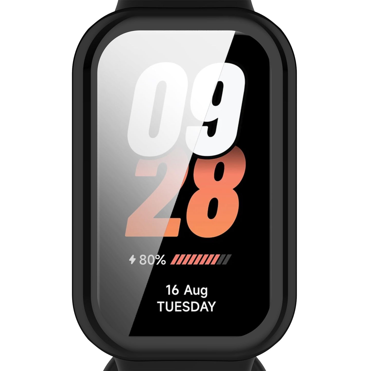 Zaščitni ovitek za Xiaomi Smart Band 8 Active / Redmi Band 2 črn | TPU zaščita