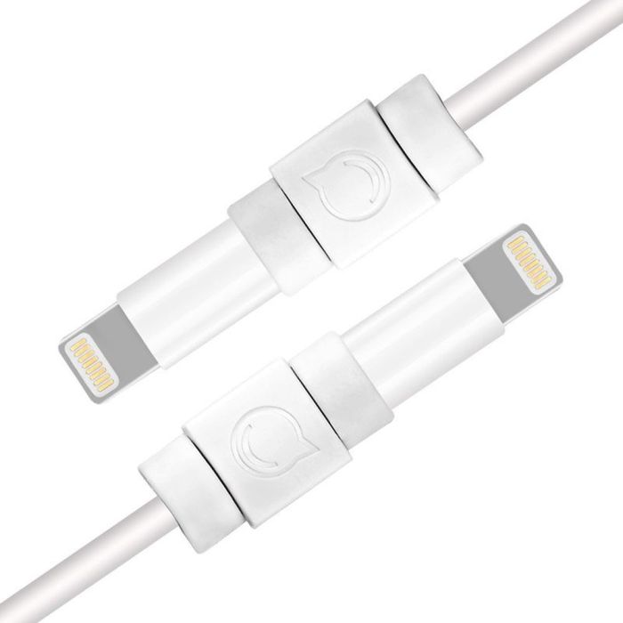 UGREEN zaščita za polnilni kabel – bela (#40705)