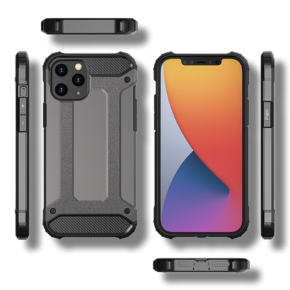 Silikonski ovitek "armor carbon" za Samsung Galaxy S22 - Črna – Infostyle