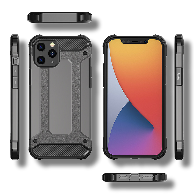 Silikonski ovitek "armor carbon" za Xiaomi Poco X5 Pro - Črna – Infostyle