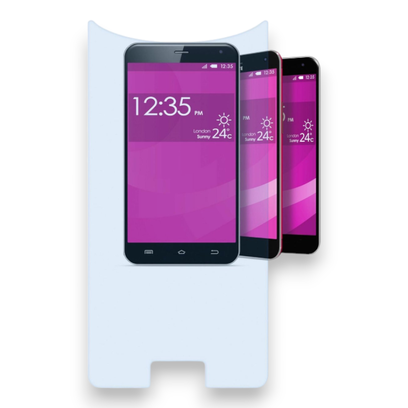 Univerzalno kaljeno zaščitno steklo "Second" za zaslon 5.5" - 5.7" – Cellularline