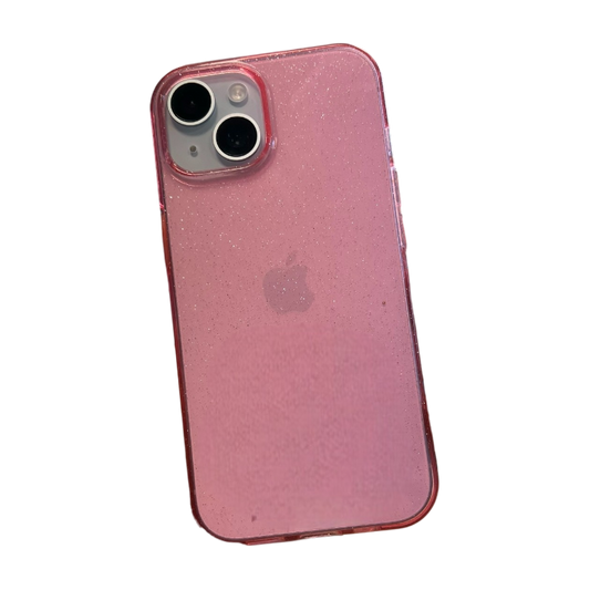 Ovitek za telefon "Glitter" iPhone 15 – Infostyle – Roza