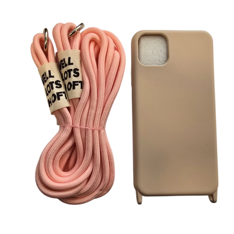 Ovitek za telefon z verižico "Bakicey" iPhone 11 Pro Max – Roza