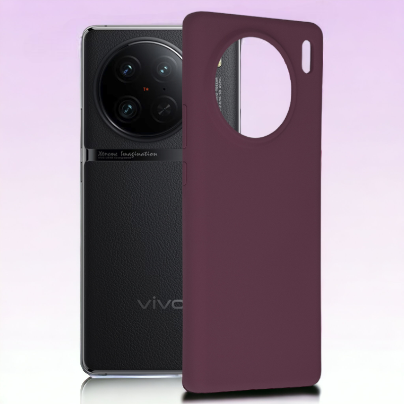 Silikonski ovitek "Soft Edge" za Vivo X90 Pro – Techsuit – Črna / TPU silikon