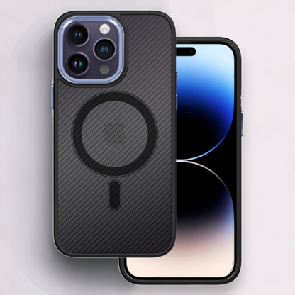 Ovitek "Magnetic Carbon - MagSafe" za iPhone 13 Pro – Tel Protect