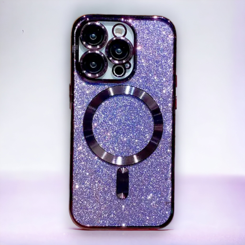Silikonski ovitek "Glitter - MagSafe" za iPhone 14 Pro Max – Infostyle