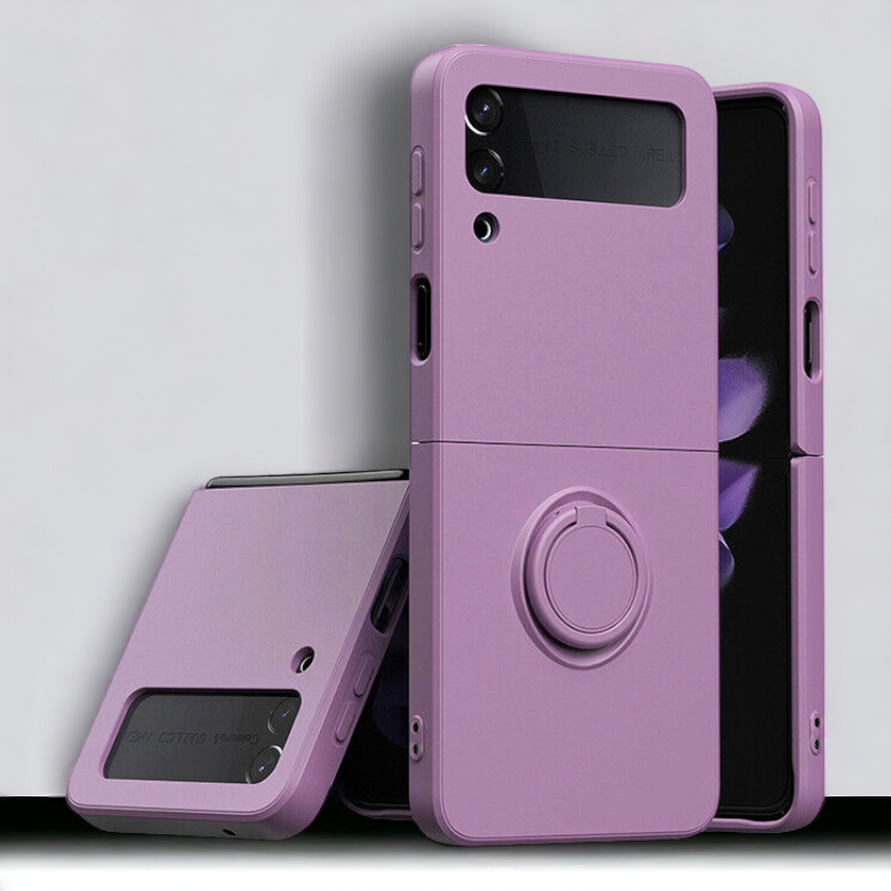 Silikonski ovitek "Ring" za Samsung Galaxy Z Flip 3 – Infostyle – Temno zelena / PC
