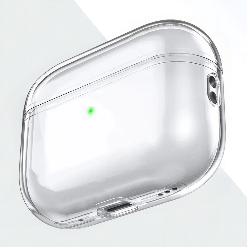 Ovitek za slušalke AirPods 1/2 - Prozoren – Infostyle – Prozorna