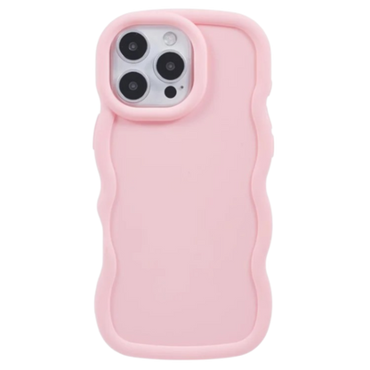 Ovitek "Wave" za iPhone 16 Pro Max, roza – Infostyle – Roza