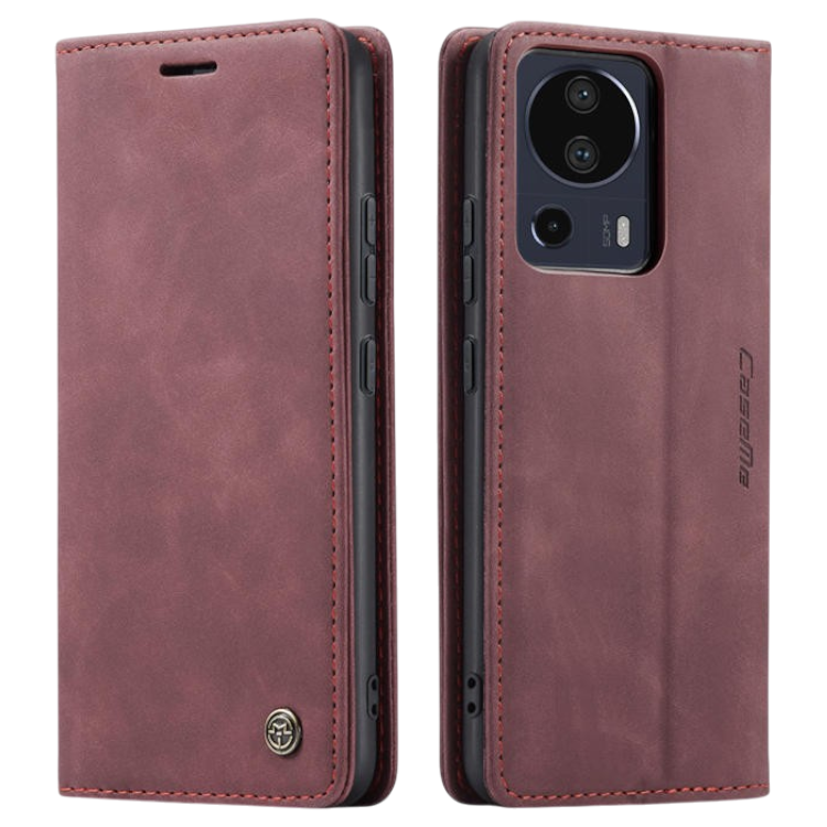 Preklopna torbica "mvced" za Xiaomi 13 Lite – Infostyle – Rdeča