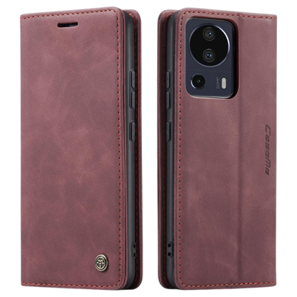 Preklopna torbica "mvced" za Xiaomi 13 Lite – Infostyle – Rdeča