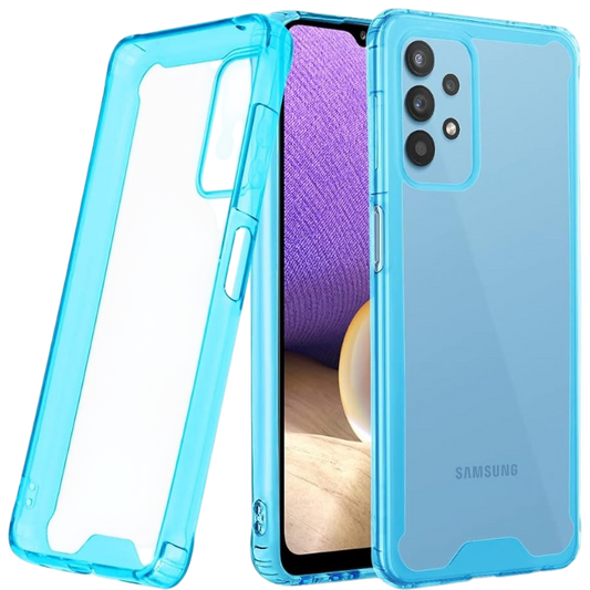 Ovitek + zaščitno steklo za Samsung Galaxy A13 5G/A04s – HHUIWIND – Modra
