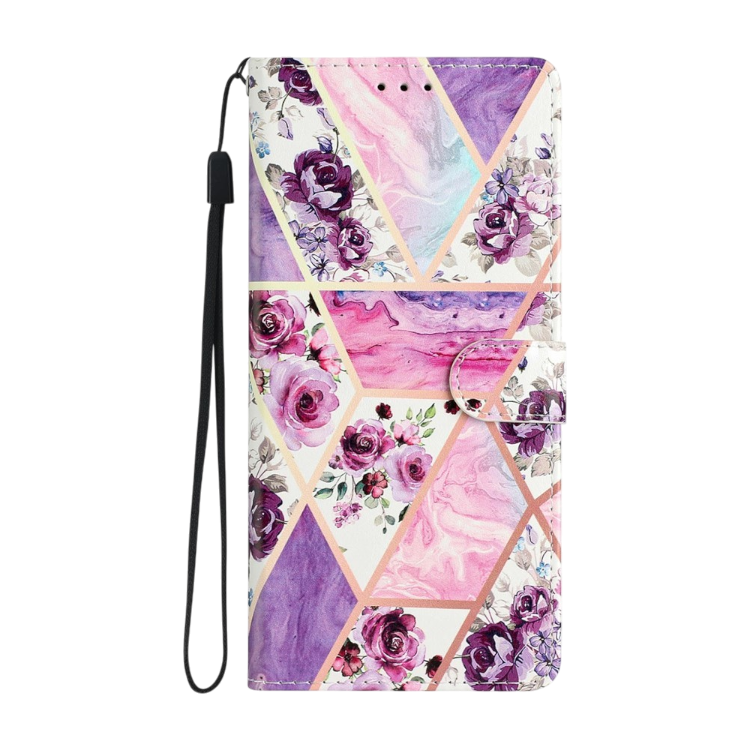 Preklopna torbica "Flower" za Samsung Galaxy A6, vijolična – Infostyle – Vijolična