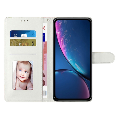 Preklopna torbica "Flower" za Samsung Galaxy A6, vijolična – Infostyle