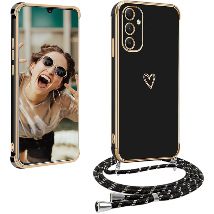 Ovitek z vrvico za Samsung Galaxy A13 5G – Infostyle – Črna