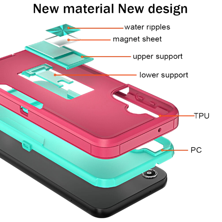 Ovitek "Bumper" za Samsung Galaxy A14 4G/5G, rozo-modra – Yiscase