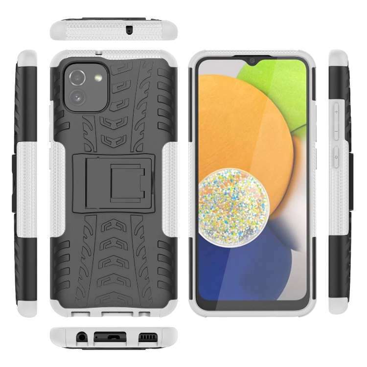 Ovitek za Samsung Galaxy A03, bela – Infostyle