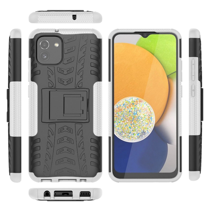 Ovitek za Samsung Galaxy A03, bela – Infostyle