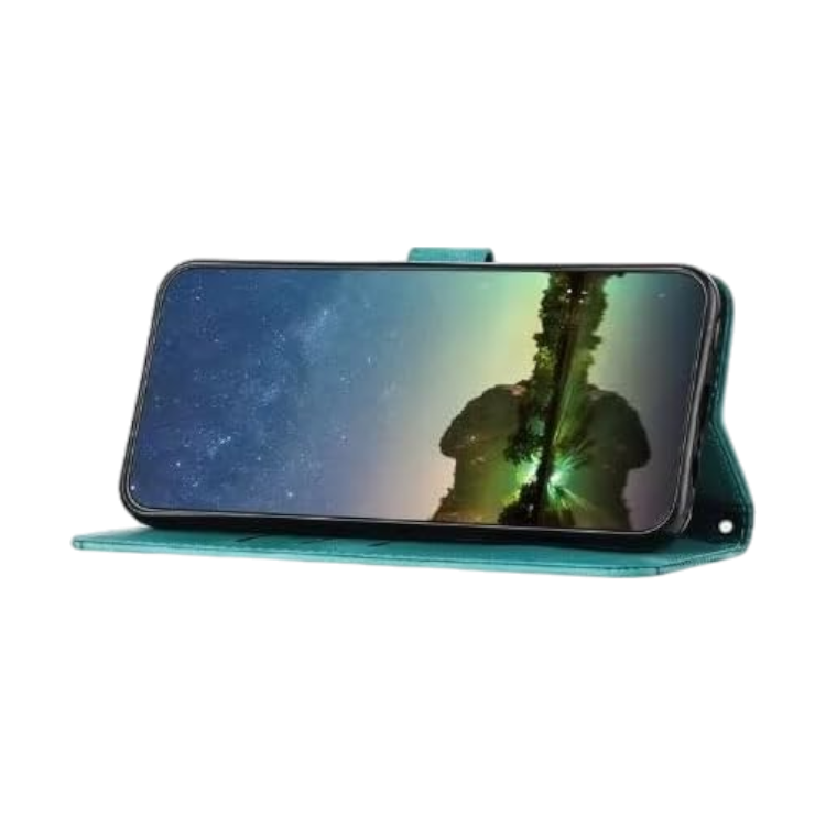 Preklopna torbica za Samsung Galaxy A40, temno zelena – Infostyle
