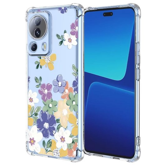 Ovitek "Flowers" za Xiaomi 13 Lite – Infostyle – Prozorna