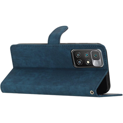 Preklopna torbica za Redmi 10, temno modra – Yiscase