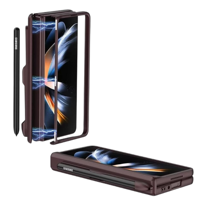 Ovitek za Samsung Galaxy Z Fold 4, vinsko rdeča – Infostyle