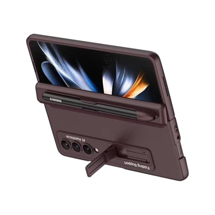 Ovitek za Samsung Galaxy Z Fold 4, vinsko rdeča – Infostyle – Temno rdeča