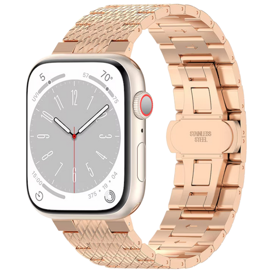 Pašček za uro "W052" Apple Watch 38/40/41mm, zlata – Techsuit – Zlata
