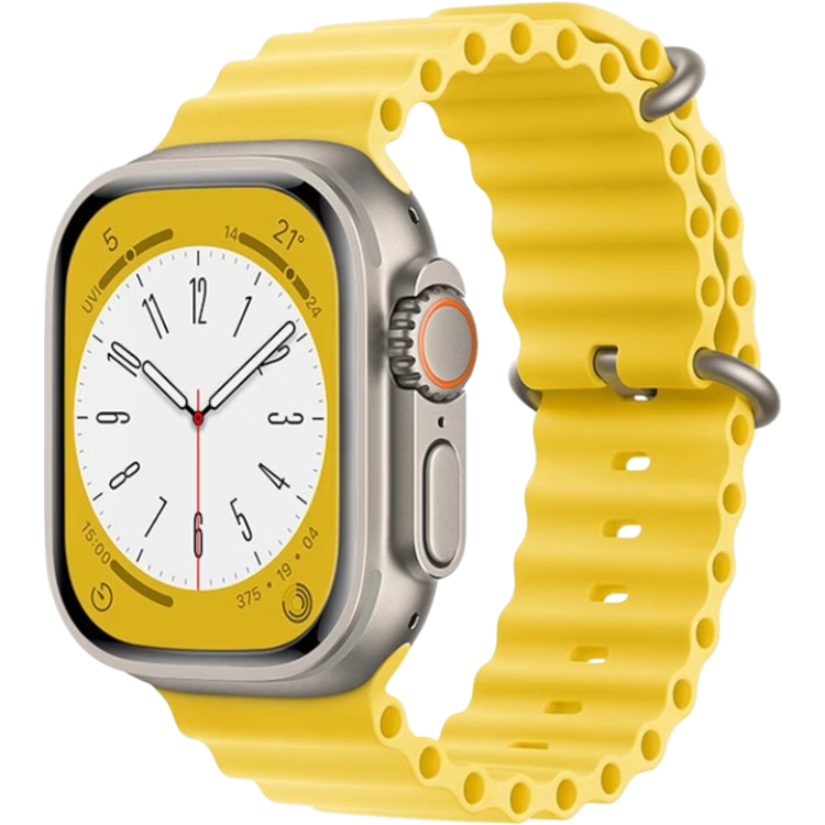 Pašček za uro "W038" Apple Watch 38/40/41mm, rumena – Techsuit – Rumena